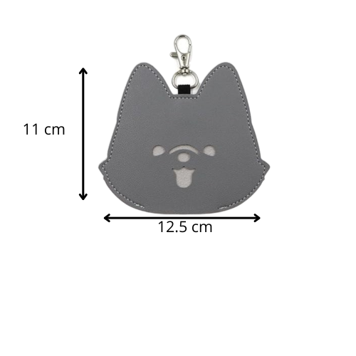 Porte Sac à Crotte " Tête de Chien " + 2 rouleaux de 90 sachets