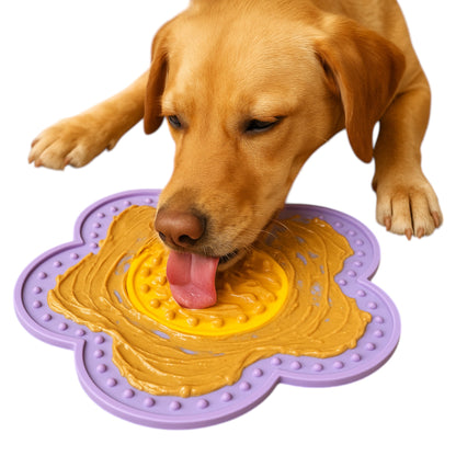 Tapis de léchage " Anti-Stress Fleuri "
