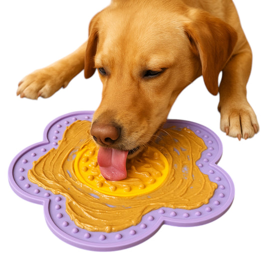 Tapis de léchage " Anti-Stress Fleuri "