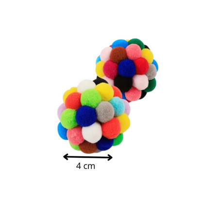 lot de 2 " Balles Interactives en Peluche "