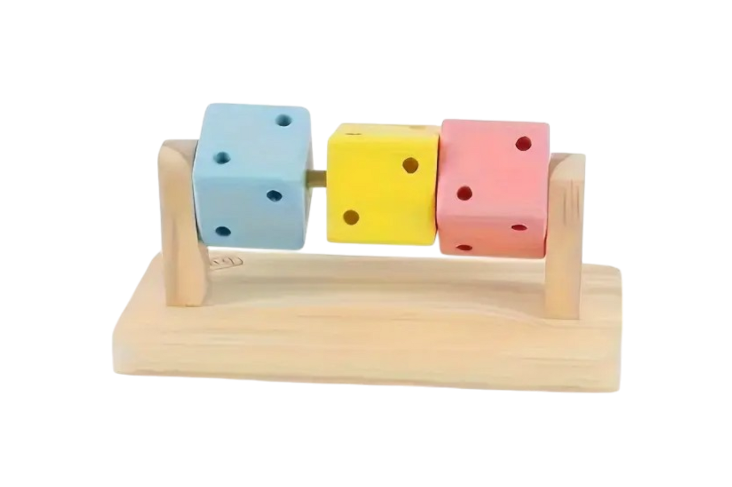 Cube de Jeu " Coloré en Bois "