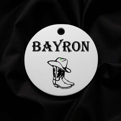 🐴 Médaillon en acier inoxydable 304 "Chevaux"