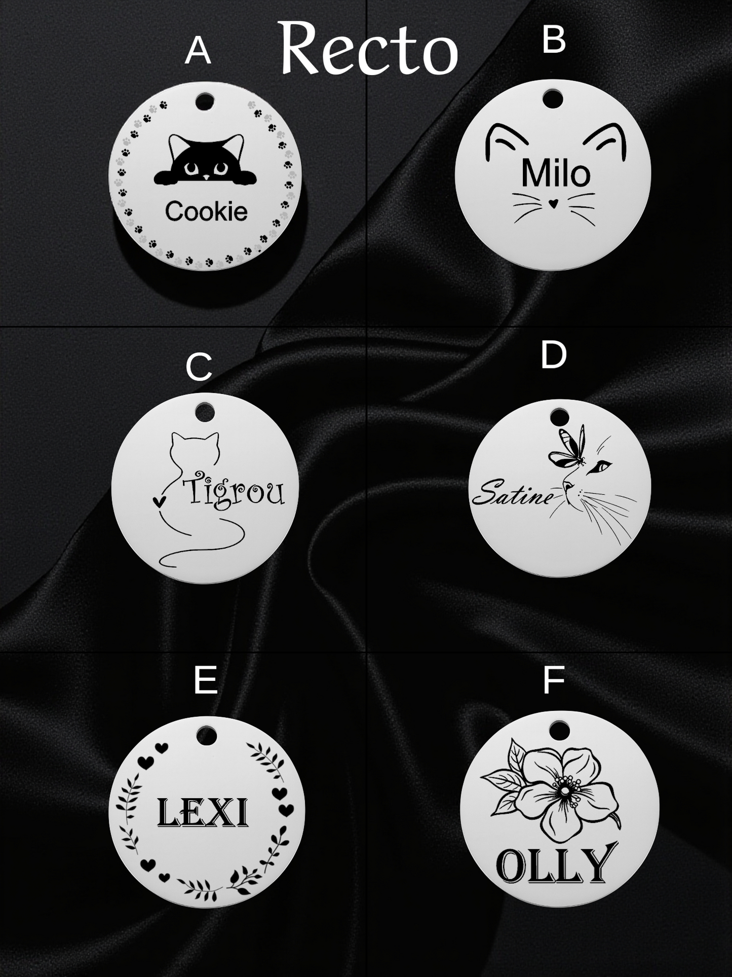 🐾 Médaillon en Acier Inoxydable 304