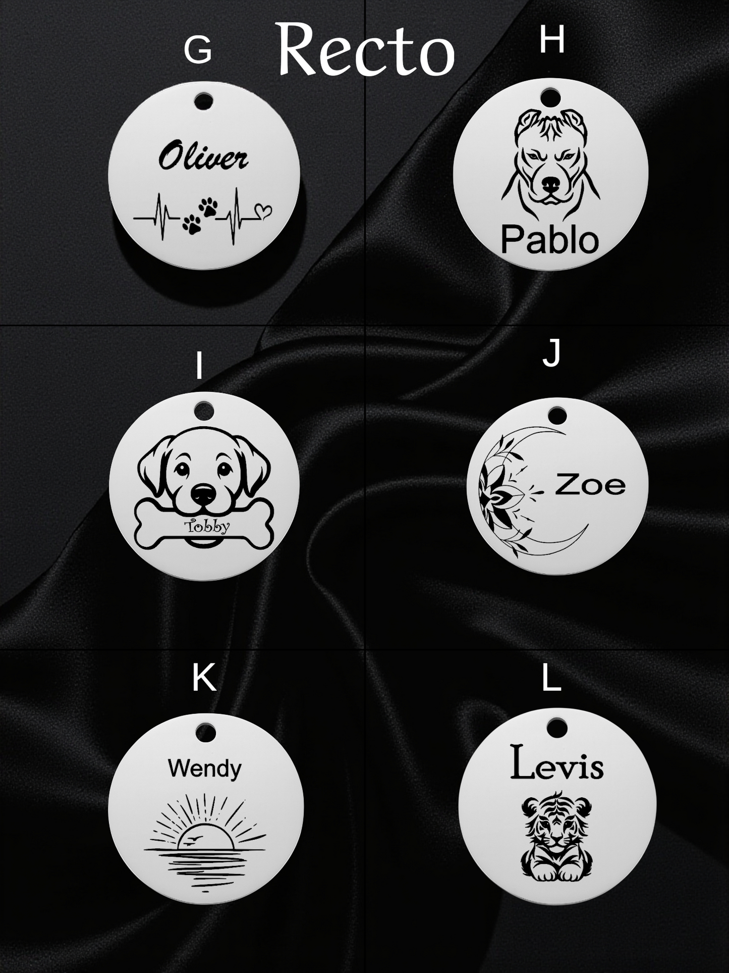 🐾 Médaillon en Acier Inoxydable 304