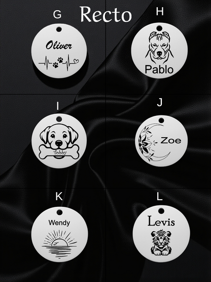 🐾 Médaillon en Acier Inoxydable 304