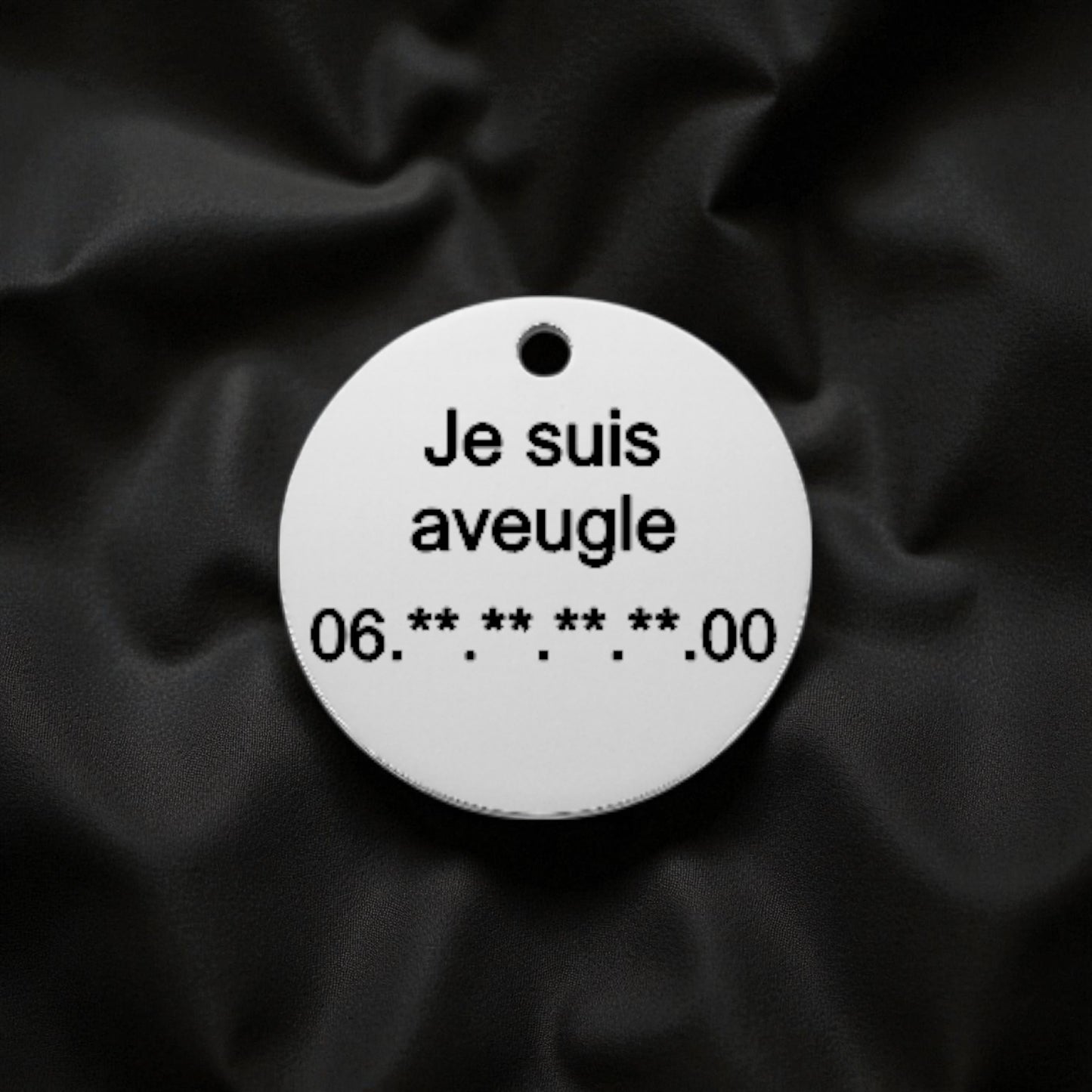 🐾 Médaillon 100% personnalisable en acier inoxydable