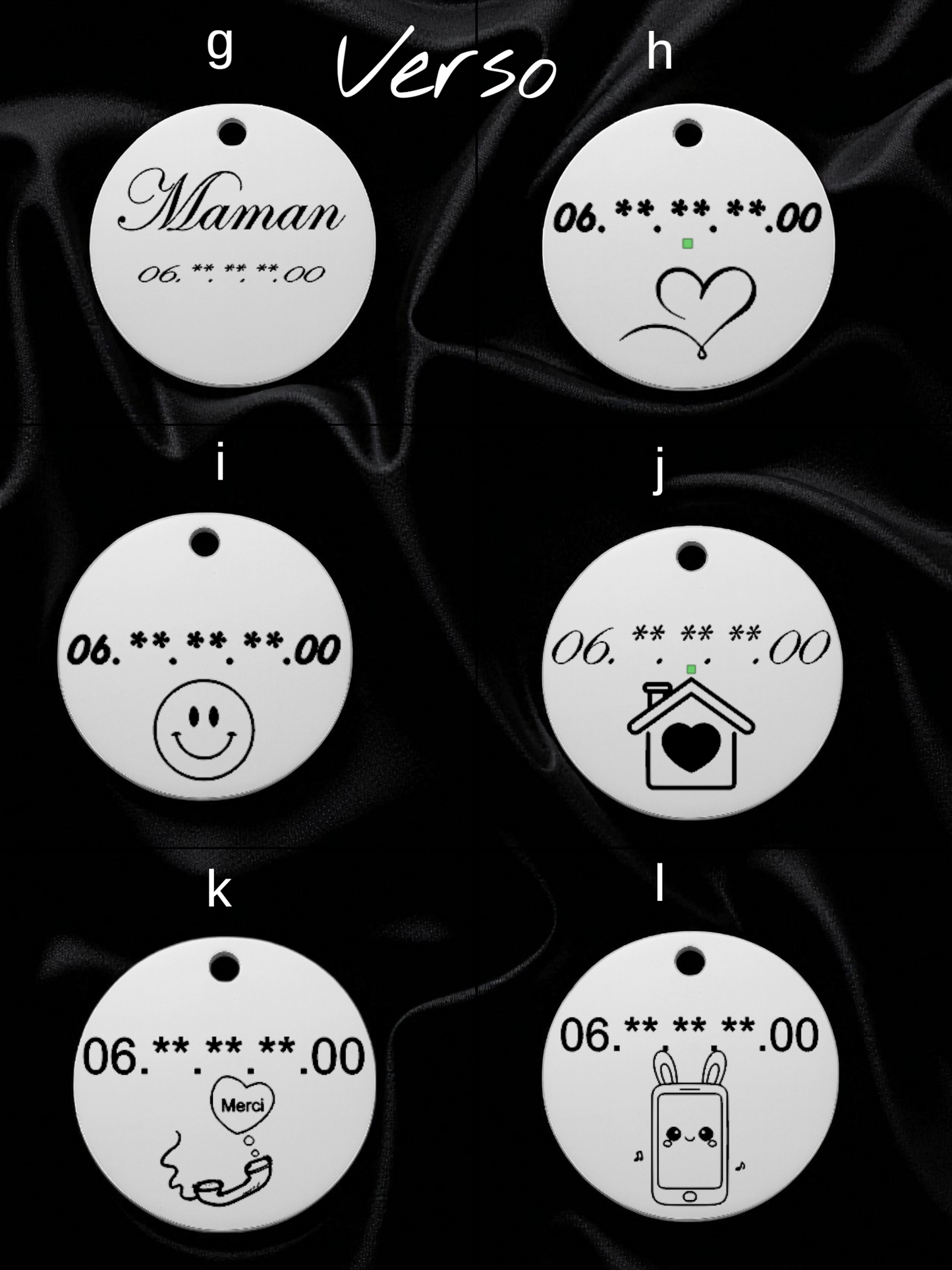 🐾 Médaillon en Acier Inoxydable 304