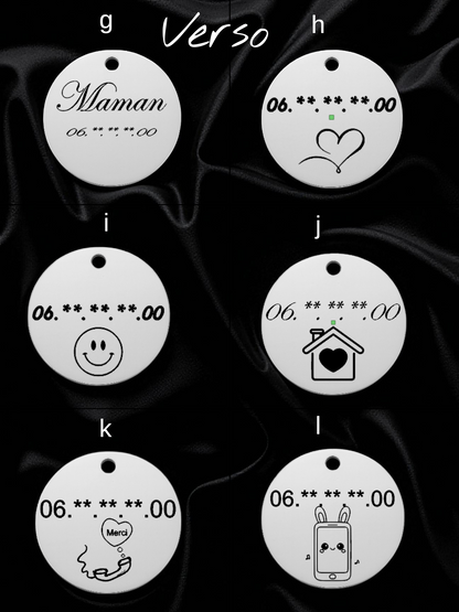 🐾 Médaillon en Acier Inoxydable 304