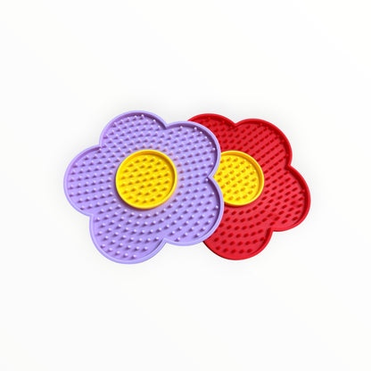 Tapis de léchage " Anti-Stress Fleuri "
